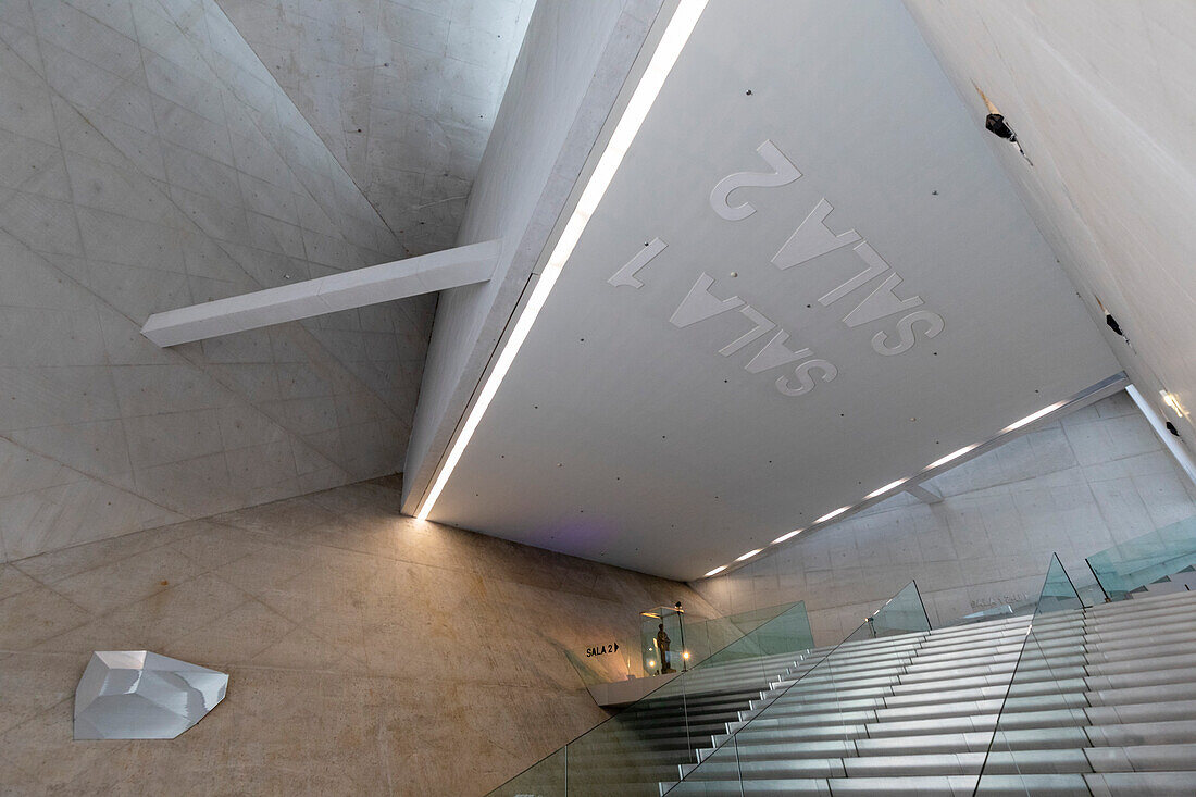 Innenraum der Casa da Musica, Porto, Norte, Portugal, Europa