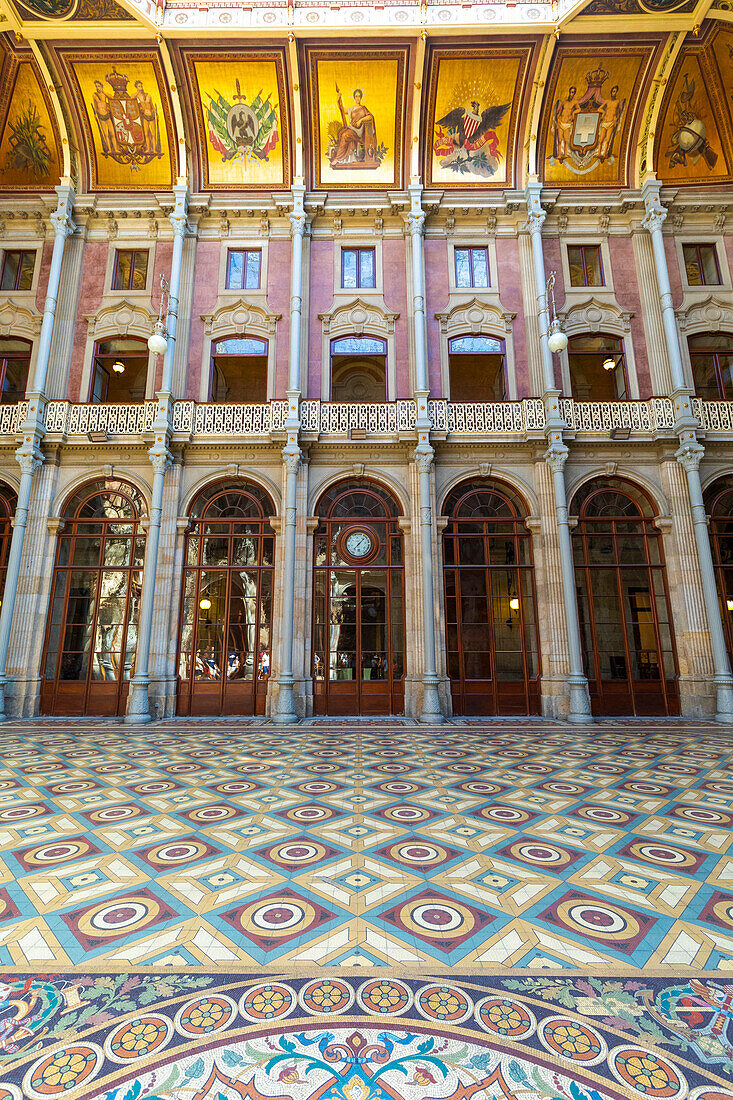 Halle der Nationen, Bolsa-Palast, UNESCO-Welterbestätte, Porto, Norte, Portugal, Europa