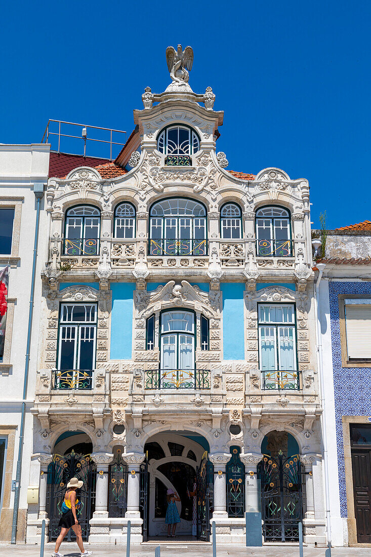 Jugendstil-Architektur, Aveiro, Centro, Portugal, Europa