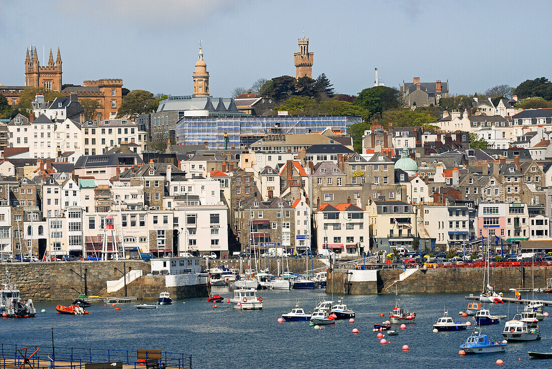 Saint Peter Port, Insel Guernsey, Vogtei Guernsey, Britische Kronkolonie, Ärmelkanal, Europa