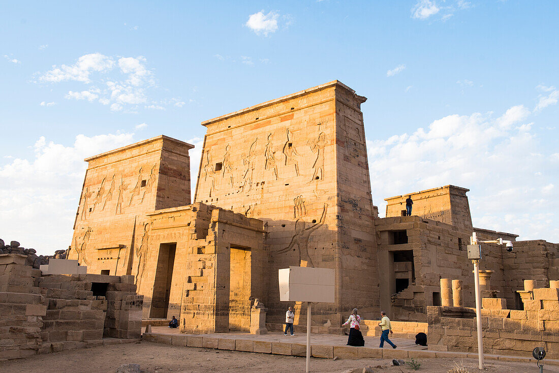 Isis-Tempel, Tempel von Philae, UNESCO-Welterbe, Insel Agilkia, Assuan, Ägypten, Nordafrika, Afrika