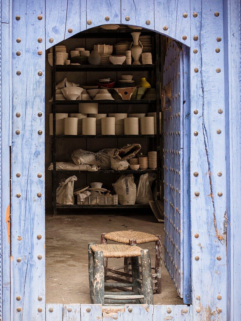 Morocco, Marrakesh, Beldi Country Club, Story: A tradition of potters