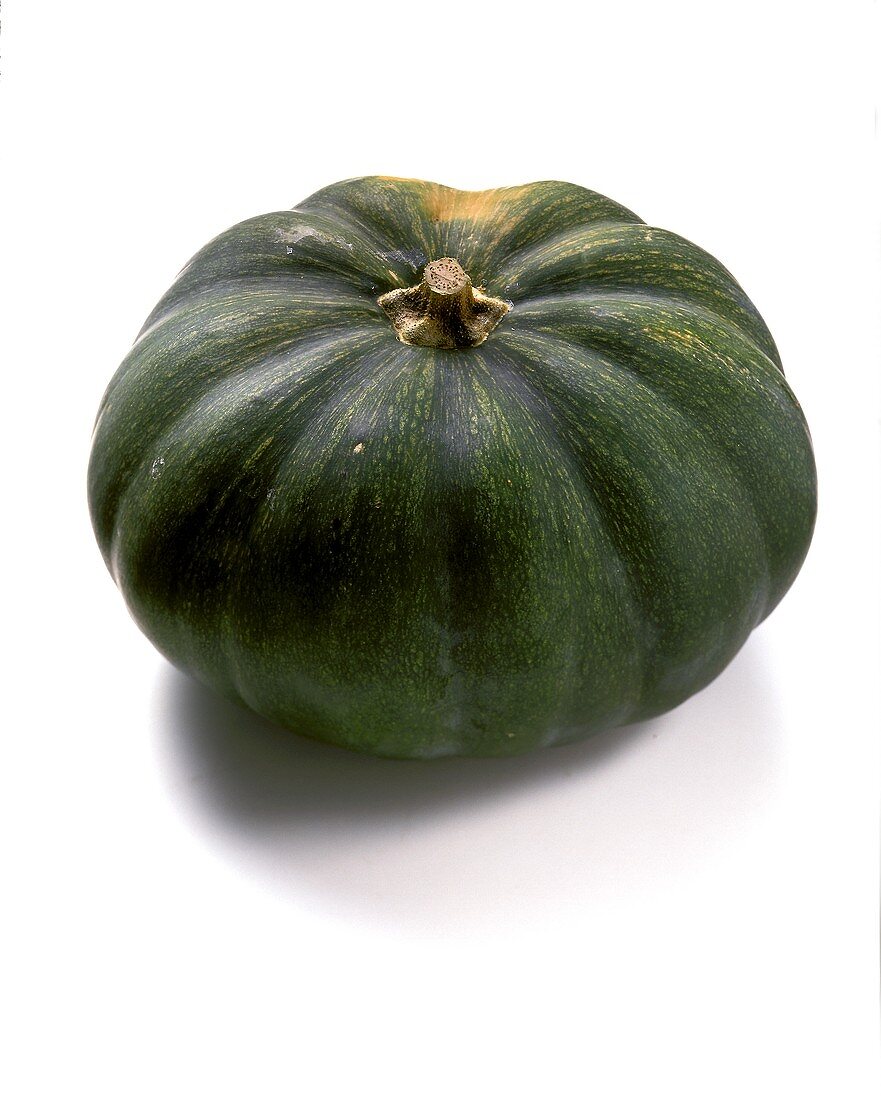 A green Japanese pumpkin