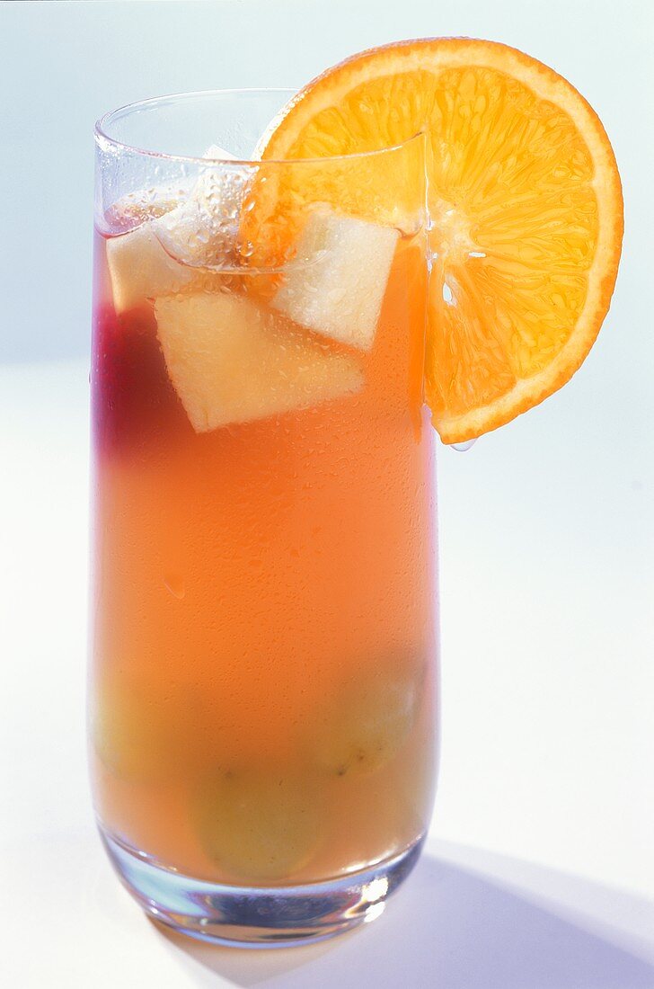 Fruit juice in a glass