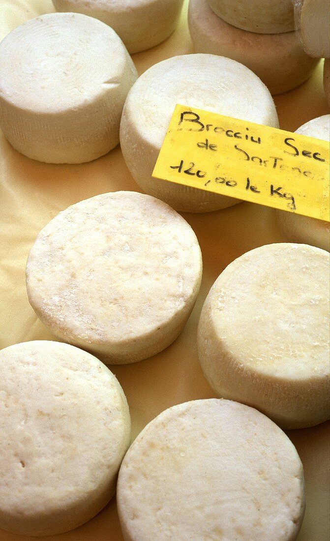 A few Brocciu cheese from Corsica