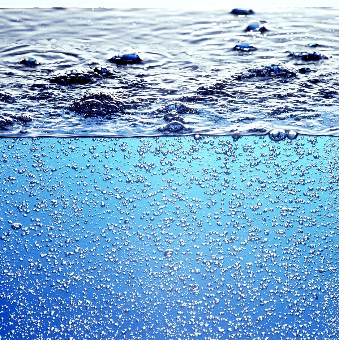 Close Up of Bubbling Water