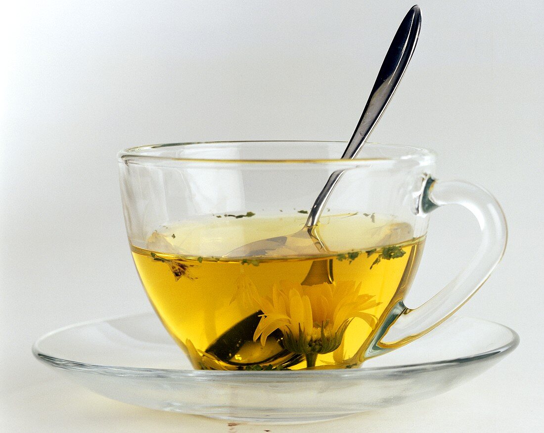 Herb Tea with Marigolds