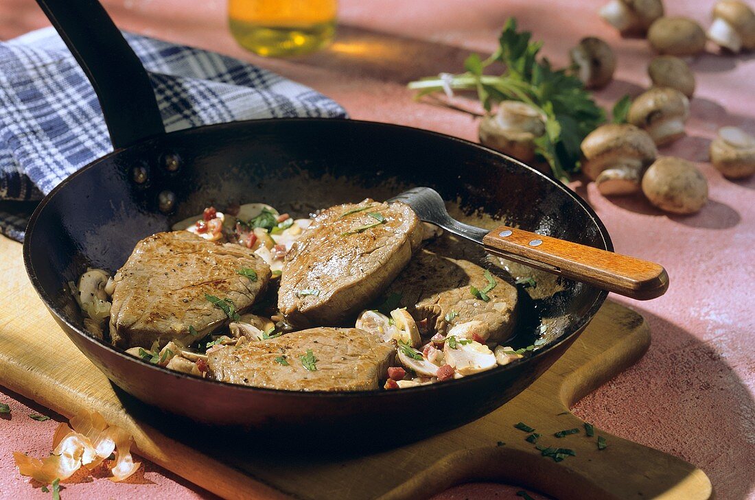 Rinderfiletpfanne aus dem Ofen