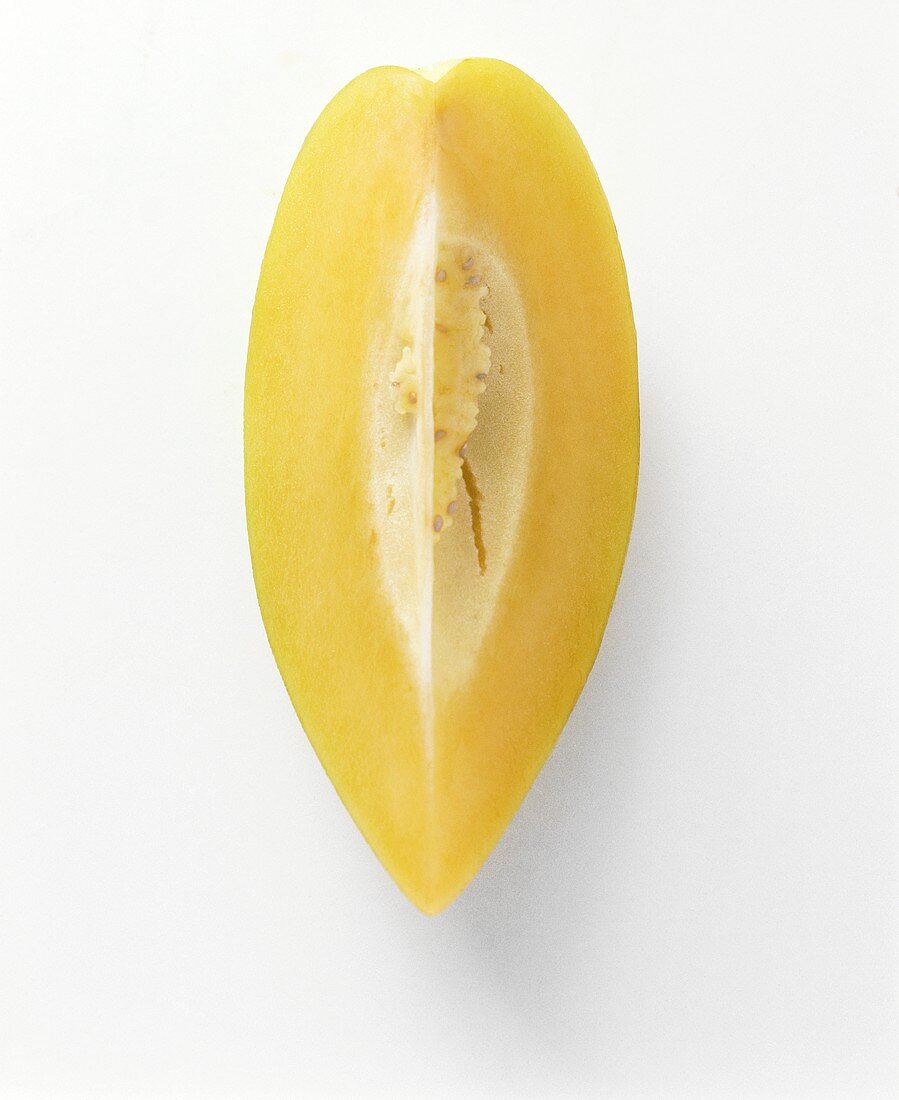 Slice of pepino melon