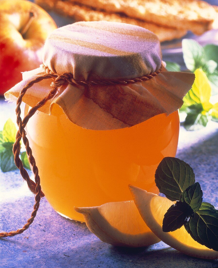 Jar of Apple Jelly