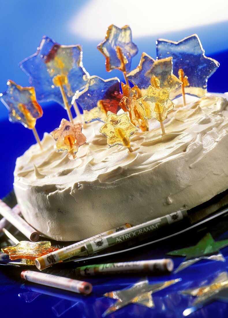Astro cake (cream cake with maple syrup)