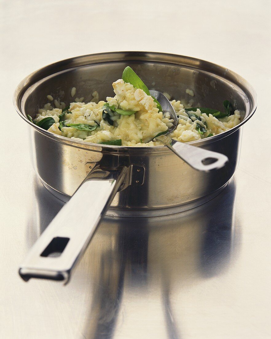 Risotto verde (Spinatrisotto), … – Bilder kaufen – 153367 StockFood