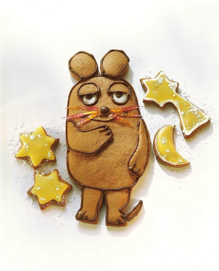 Honigmaus (Maus aus Lebkuchenteig)