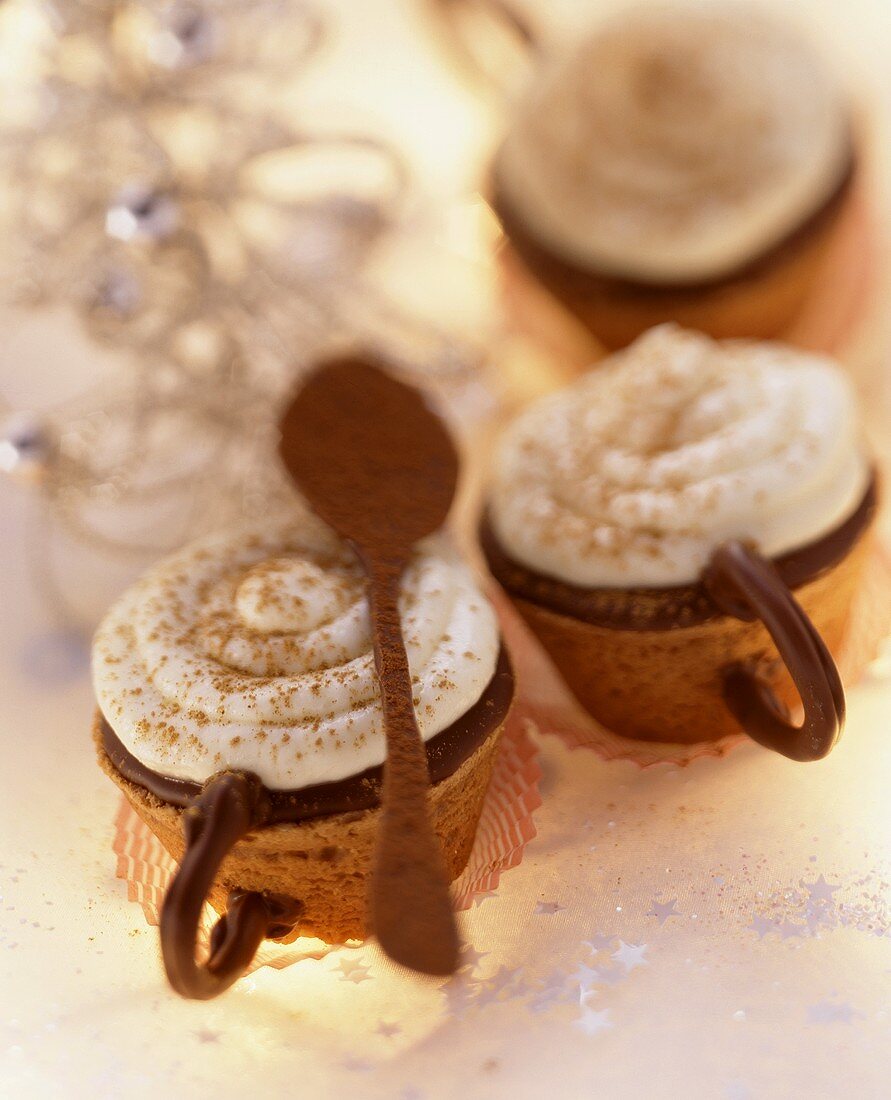 Cappuccino-Cups für Weihnachten