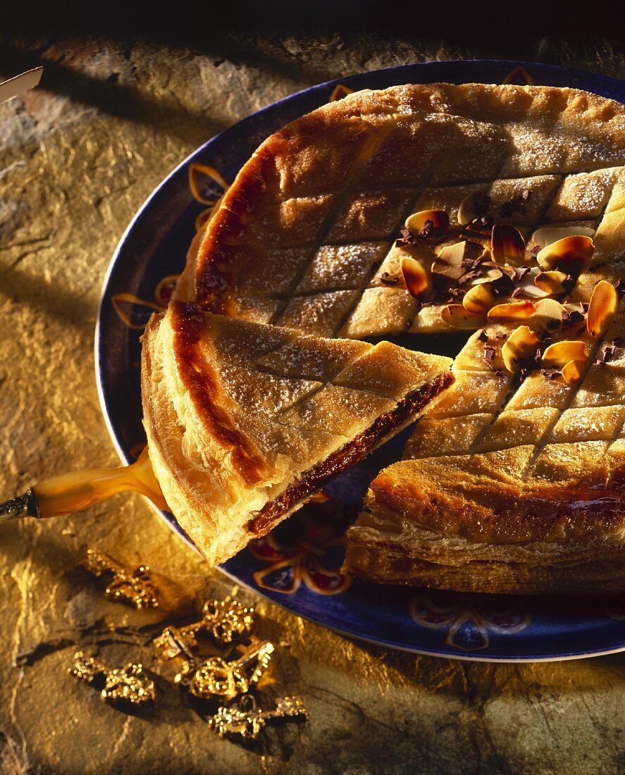 Schokoladen-Blätterteig-Kuchen