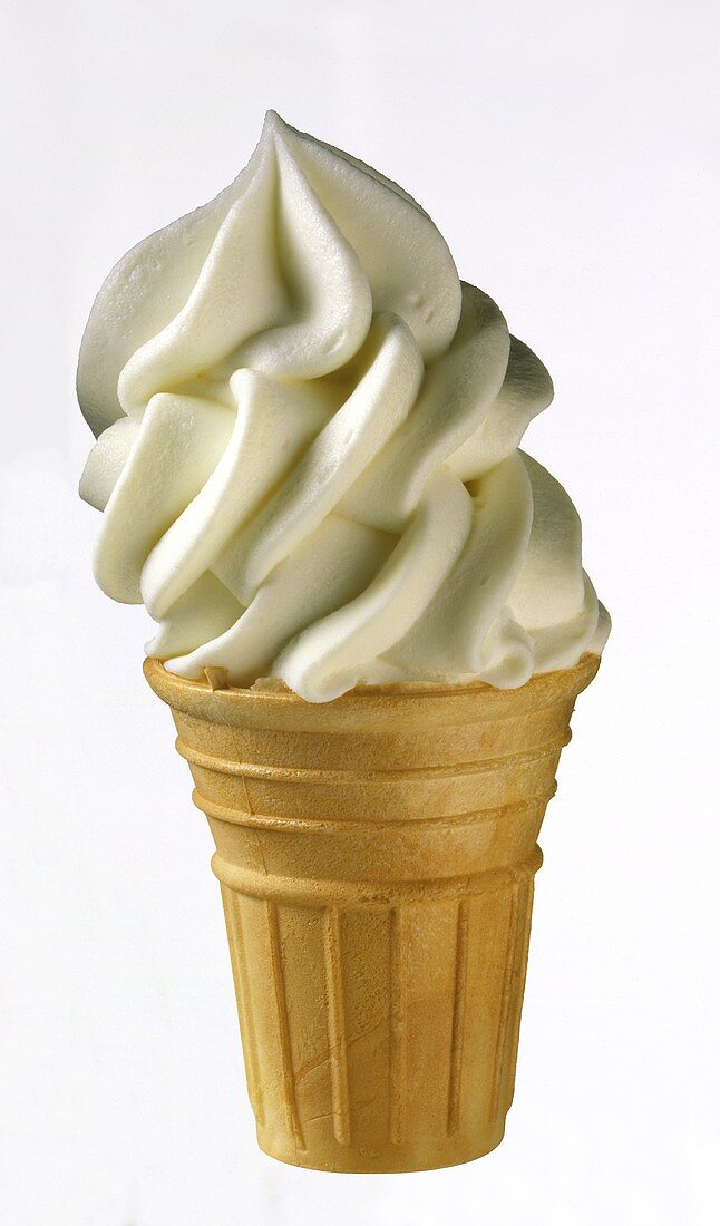 Vanilla Soft Serve Cone