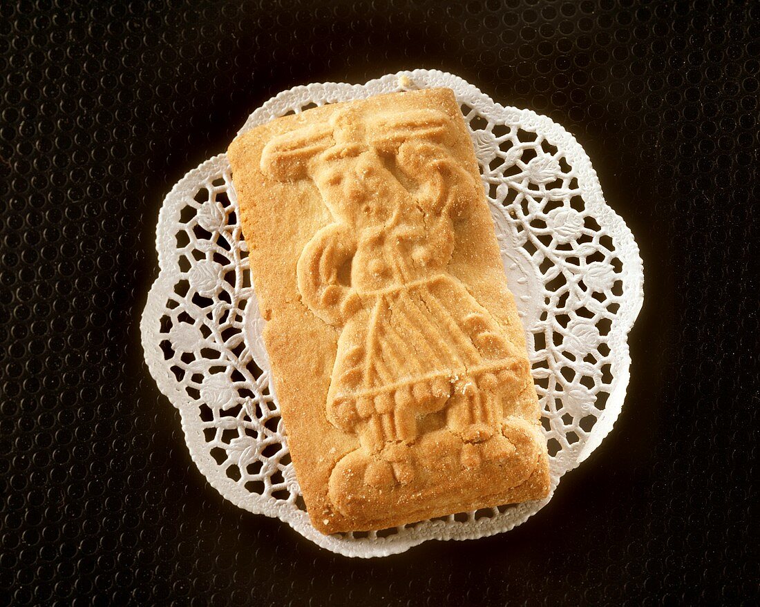 German shaped biscuits (Spekulatius)