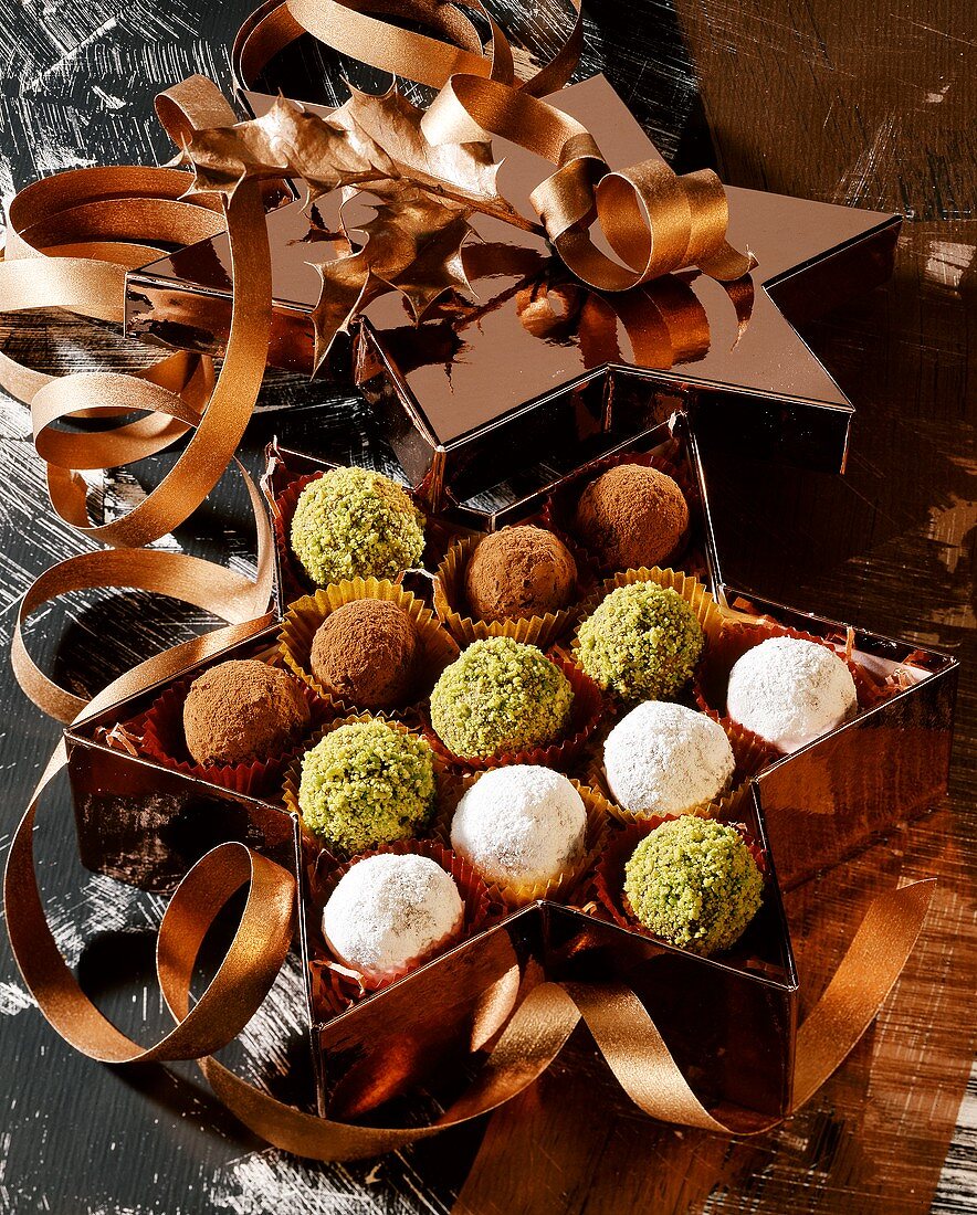 Advocaat truffle in gift box