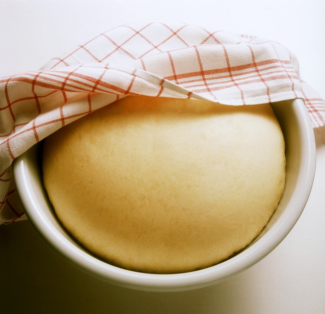 Yeast dough rising