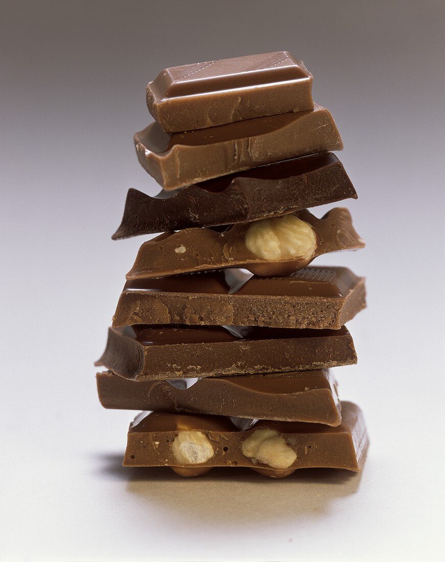 Chocolate Bars with Nuts