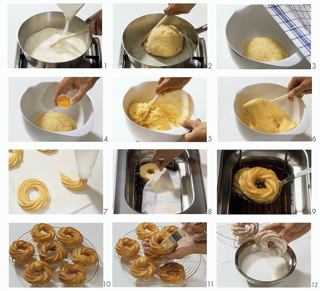 Making doughnuts