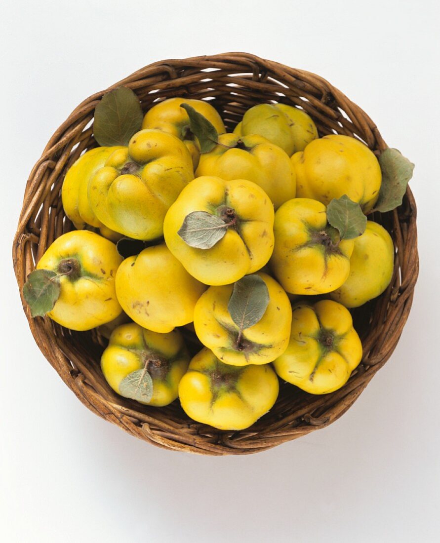 Quinces in a basket