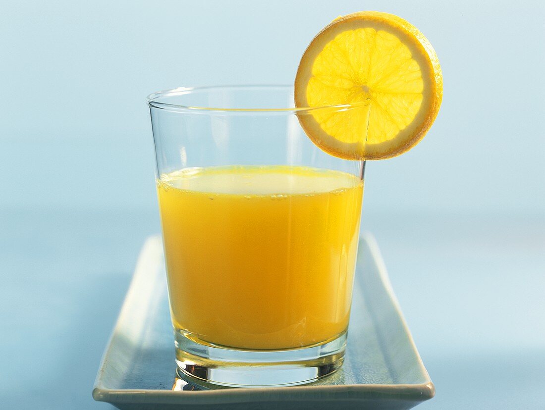 Glass of Freshly Squeezed Orange Juice