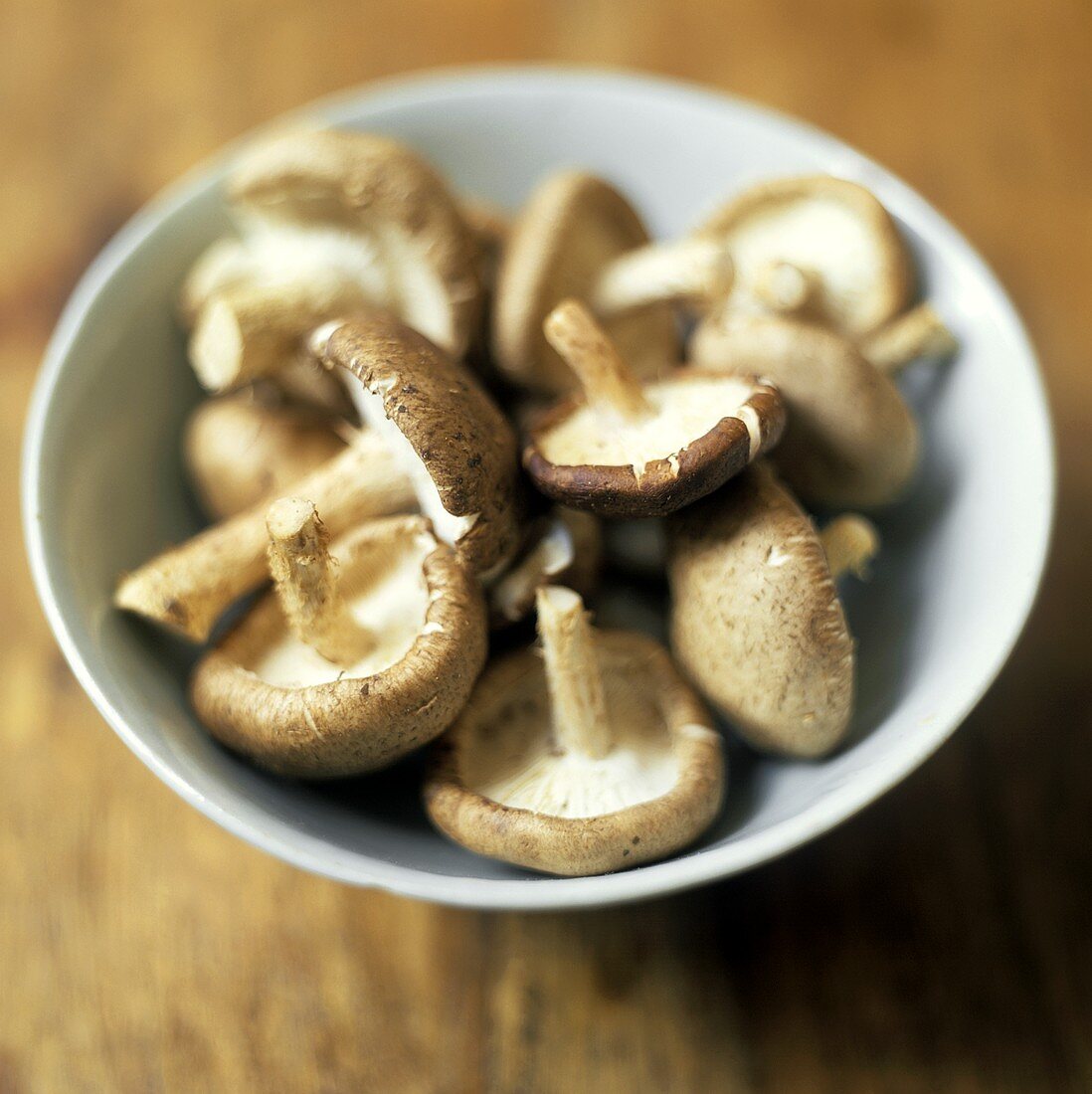 Shiitake Mushrooms in a Bowl