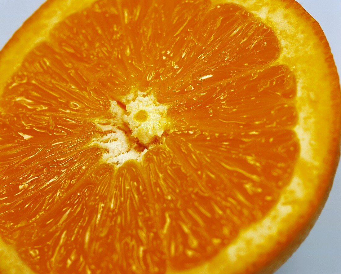Eine halbe Navel-Orange