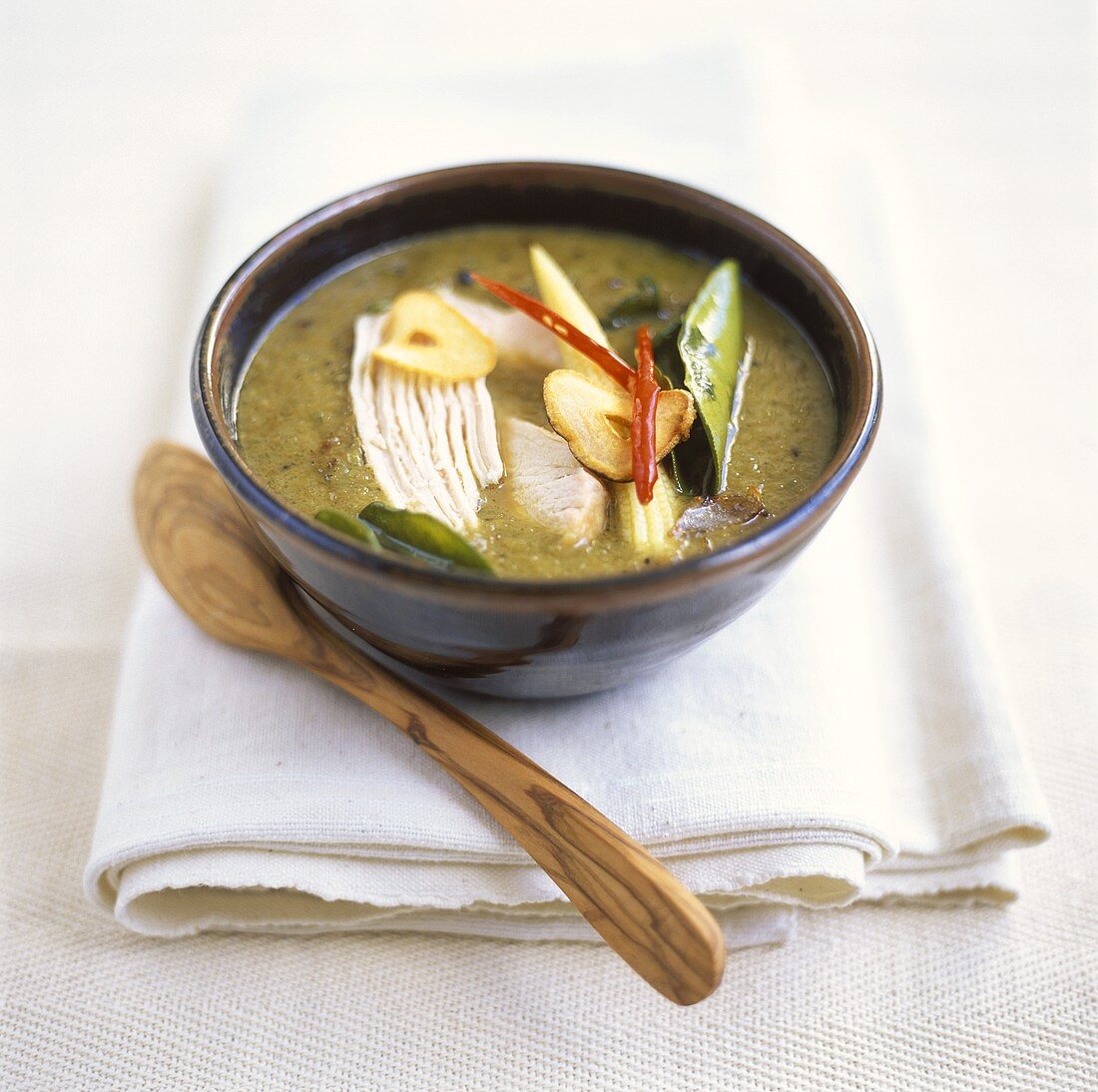 Asian chicken and vegetable soup