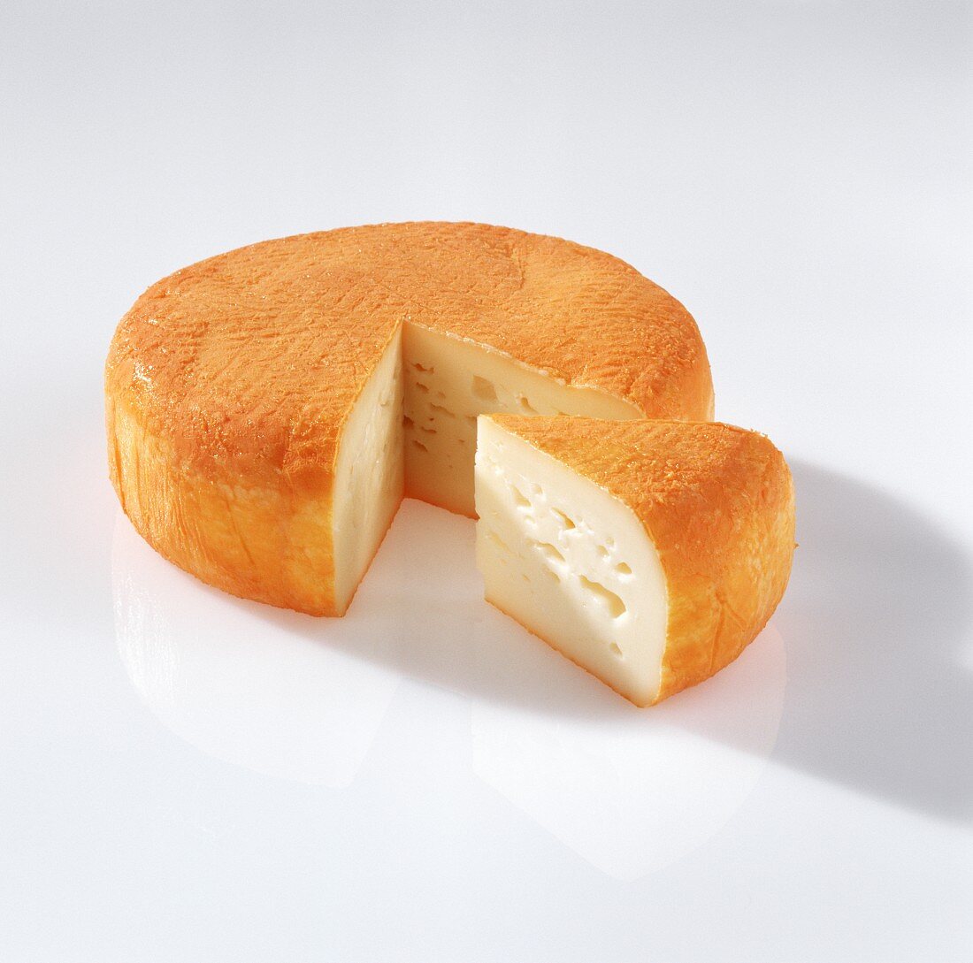 Chaumes cheese, cut into