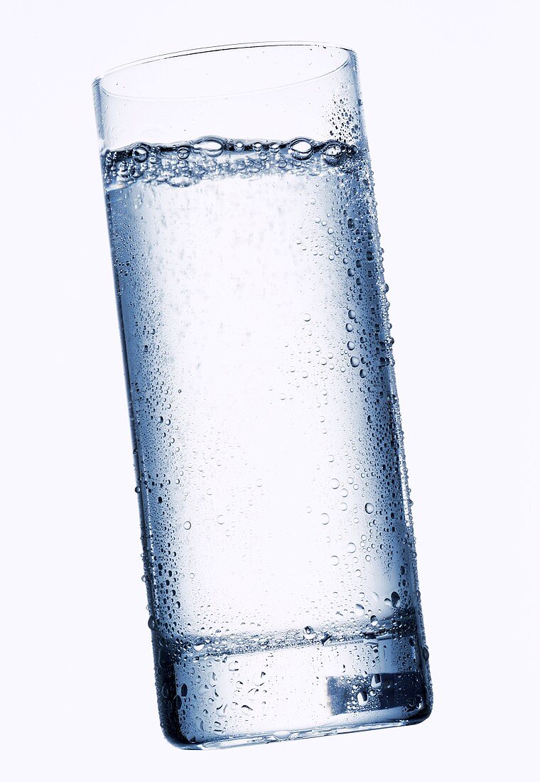 Sparkling Water in Glass