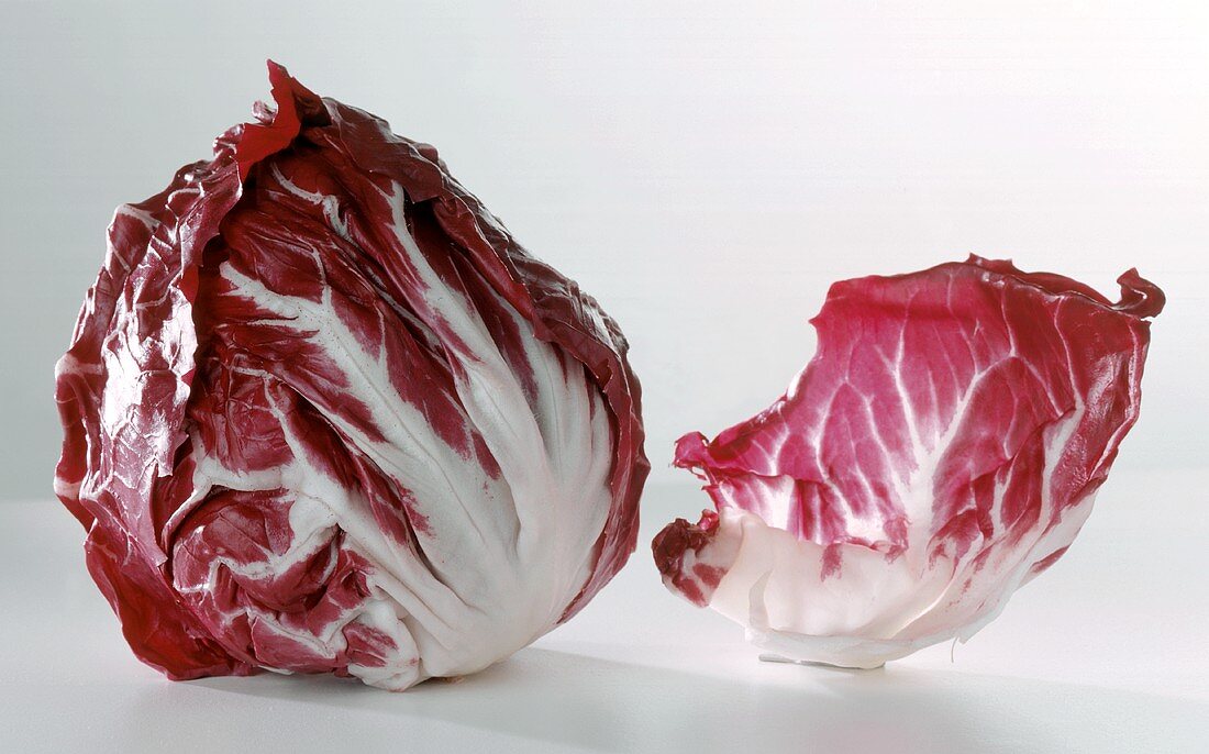 Radicchio Head and Leaf