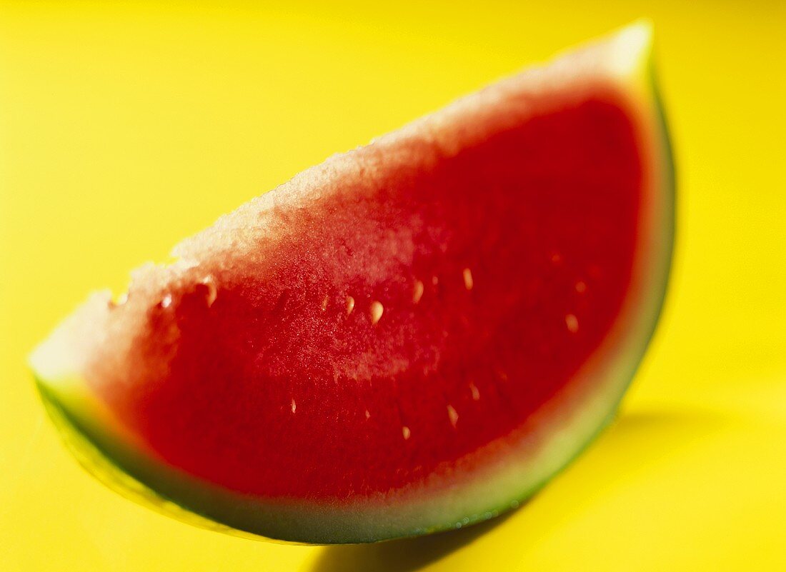 Eine Scheibe Wassermelone