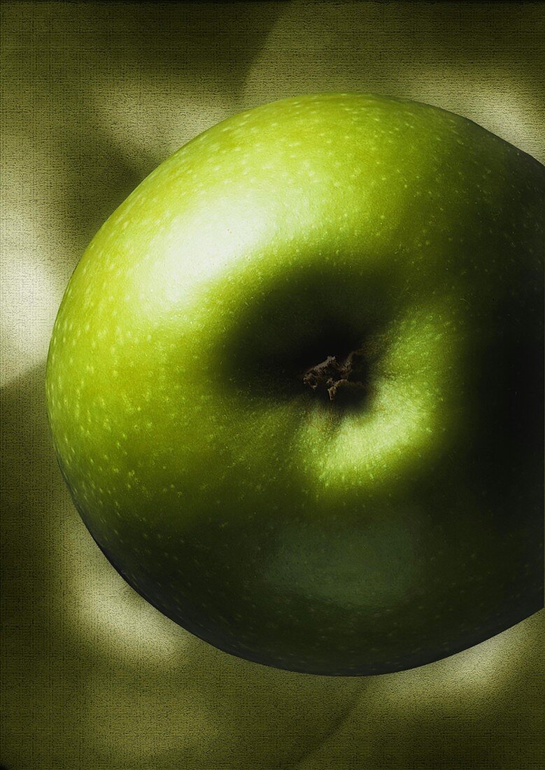 A Granny Smith apple