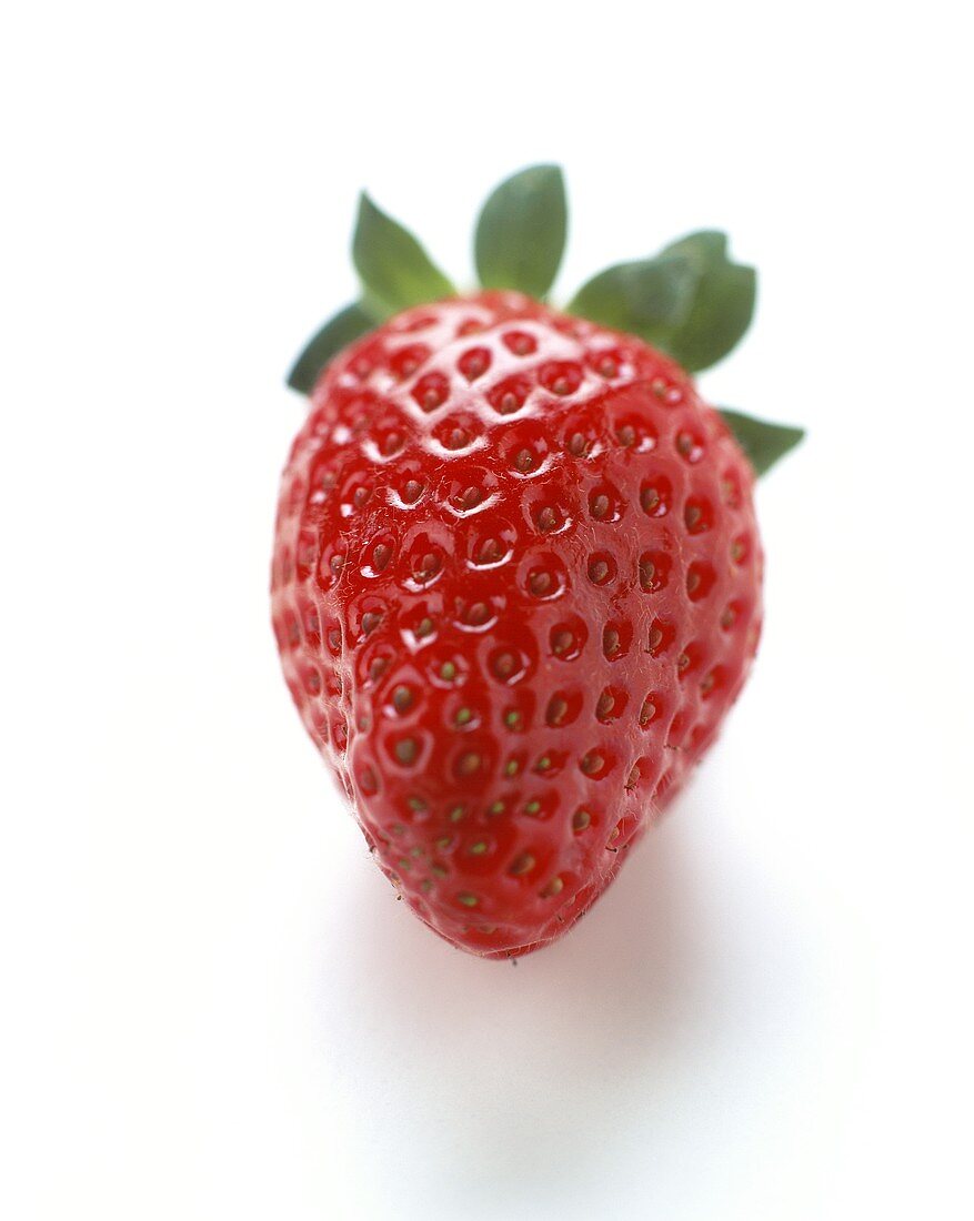 Eine Erdbeere