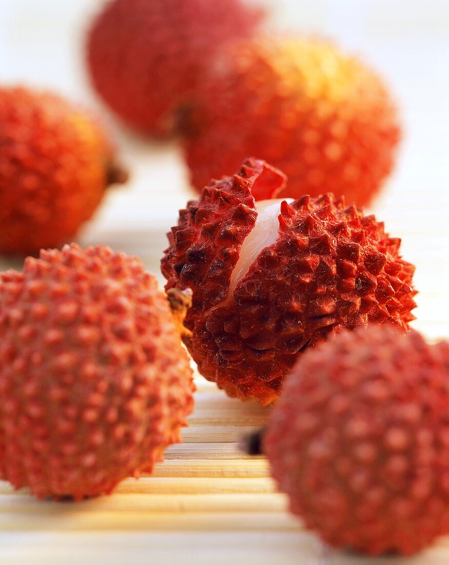 Lychees (Nahaufnahme)