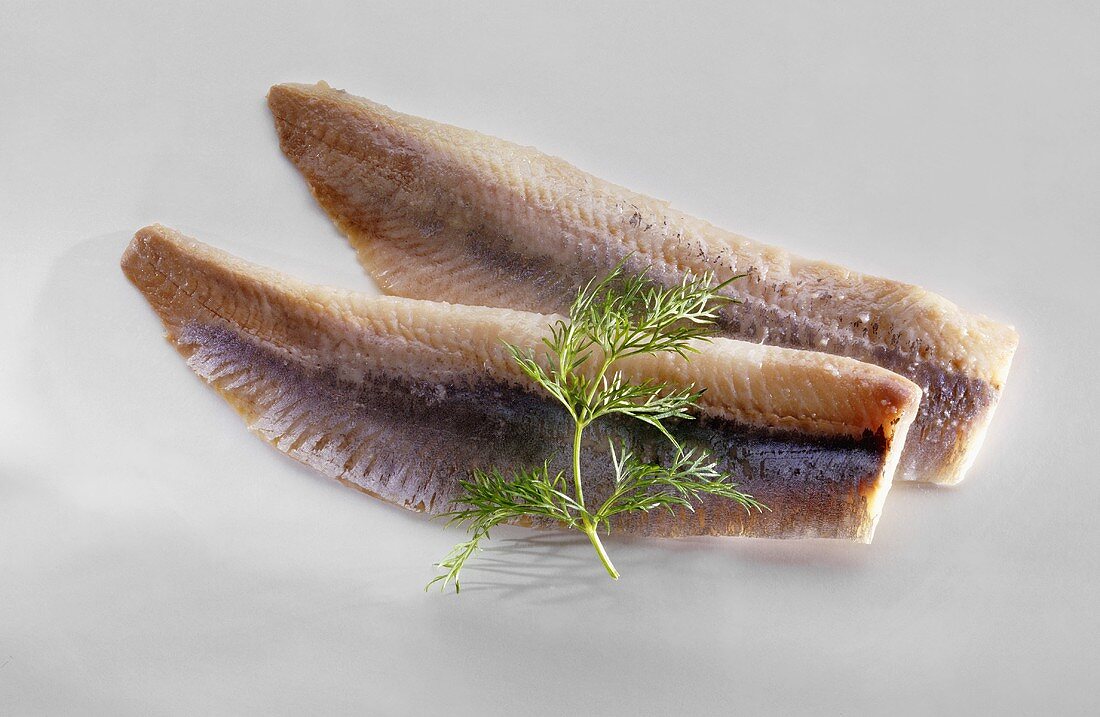 Two maties fillets with dill tip