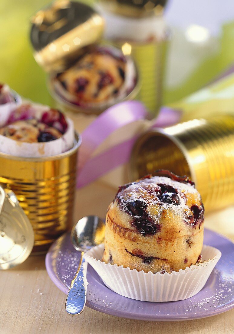 Blueberry Muffins (in Dosen gebacken - Küchentrick)