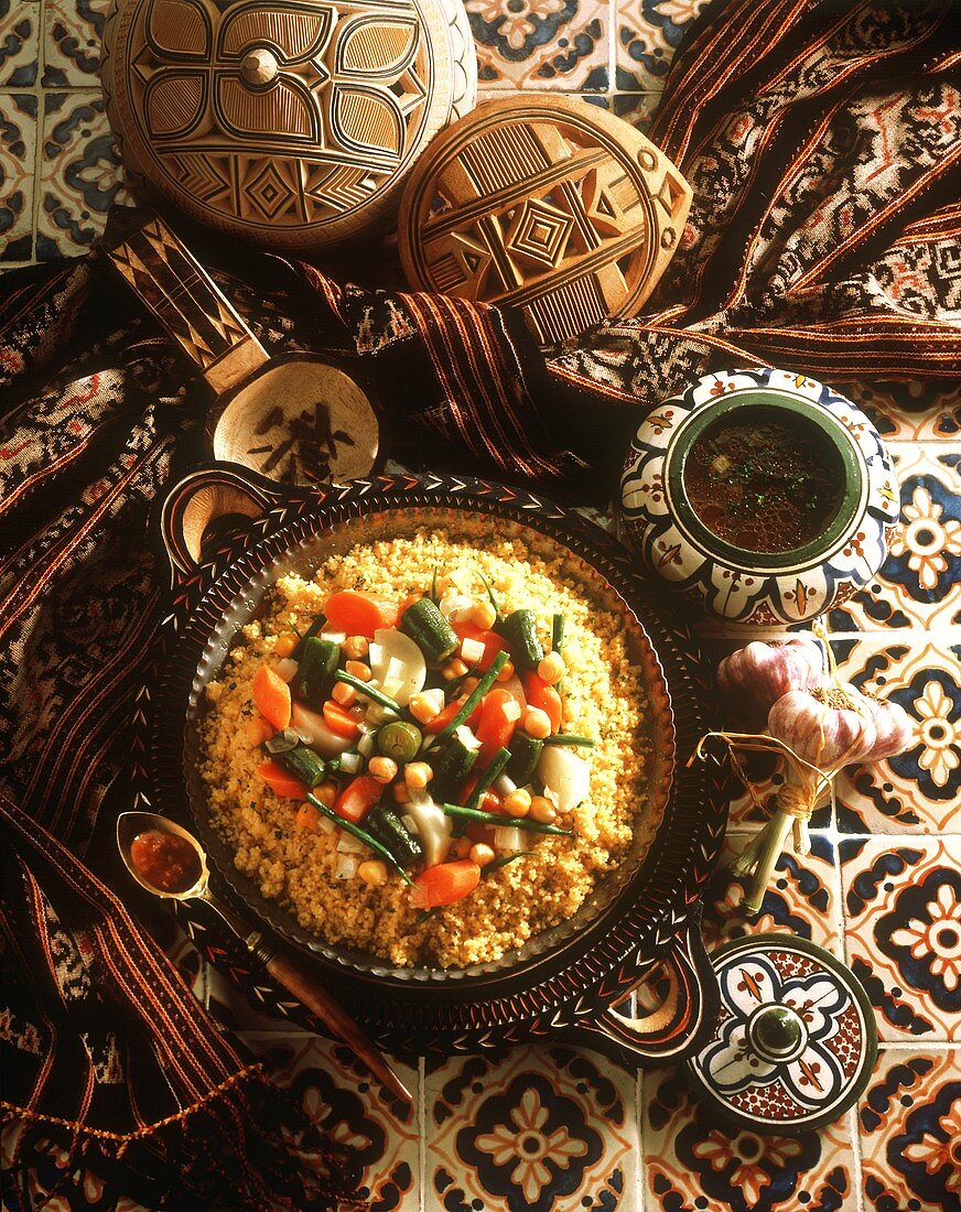 Marokkanisches Gemüsecouscous