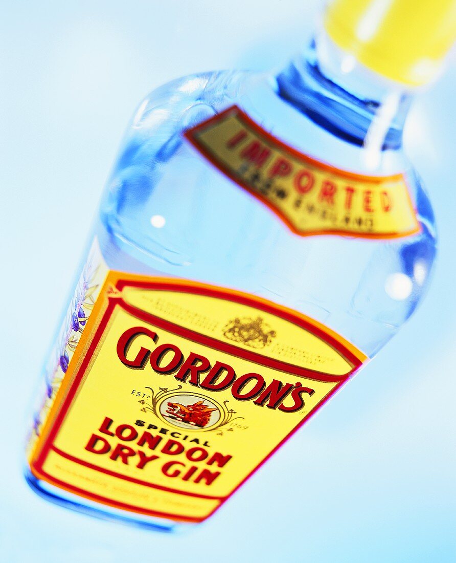 Eine Flasche Gordon's Dry Gin