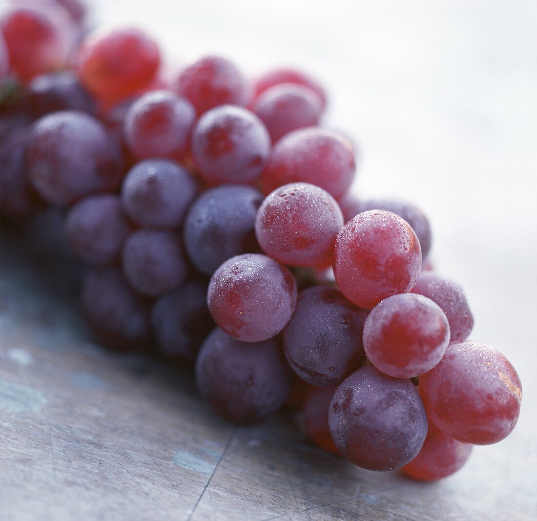 Bunch of Red Grapes