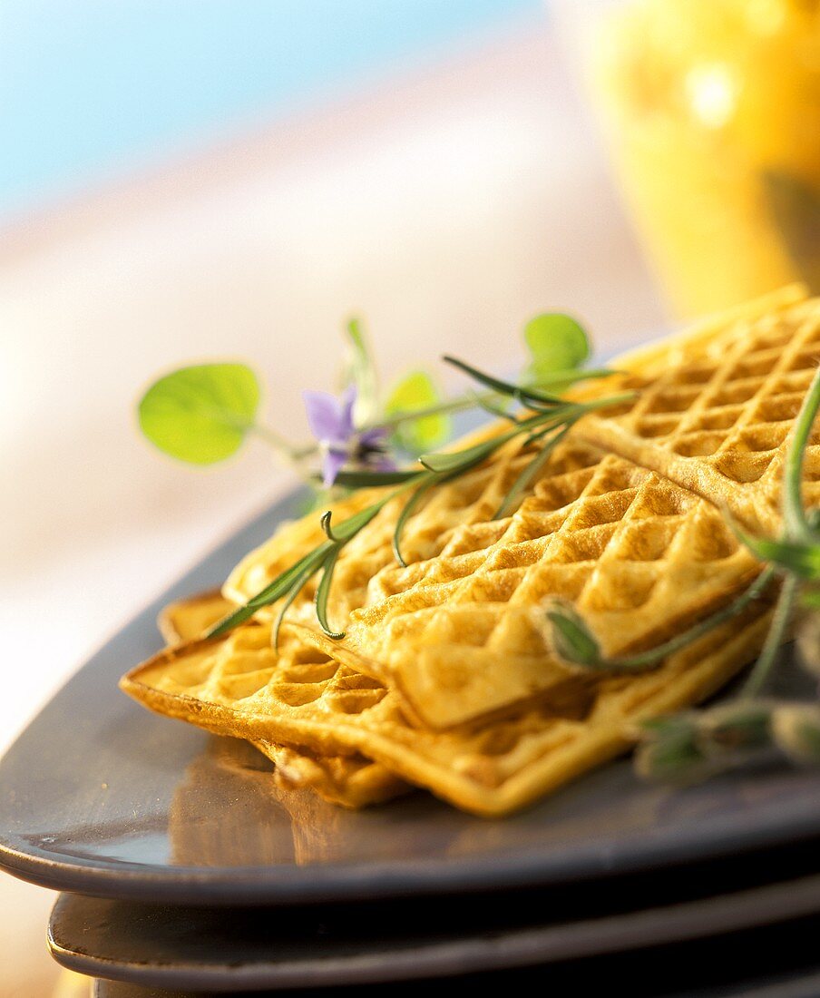 Curry waffles