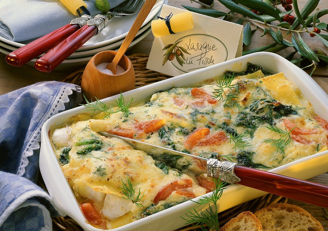 Lasagne mit Fisch