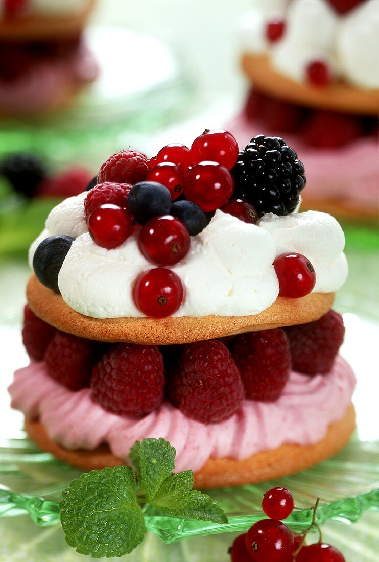 A raspberry tart