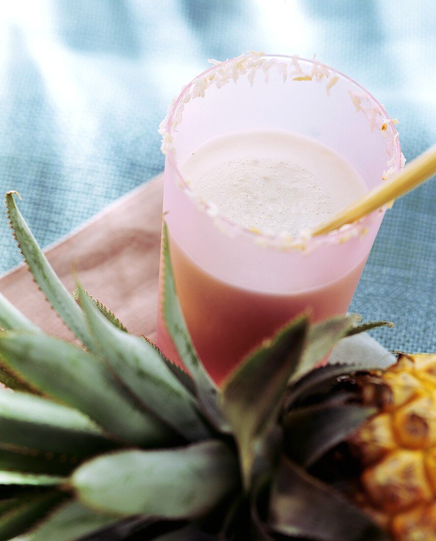 Birnen-Ananas-Cocktail