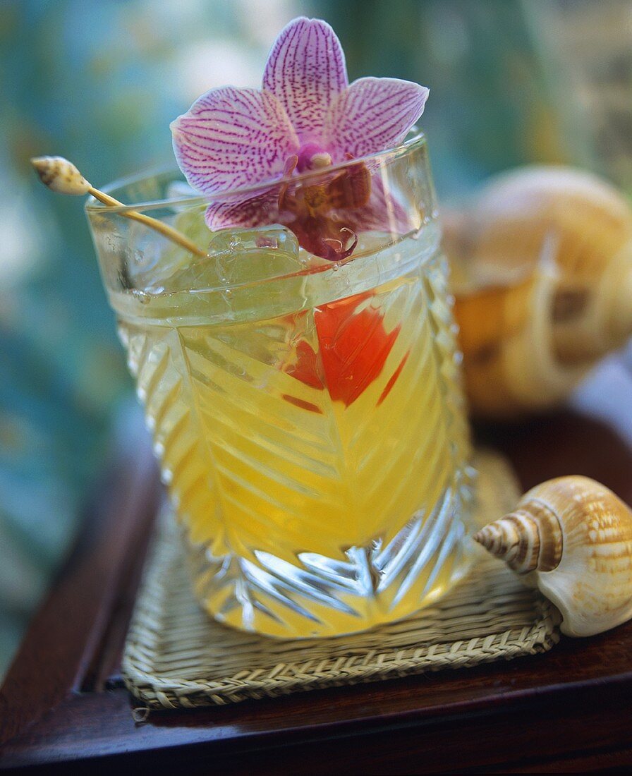 A Mai Tai cocktail