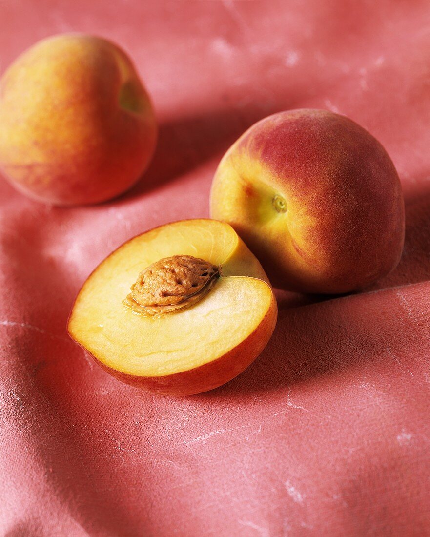 Half and Whole Peaches