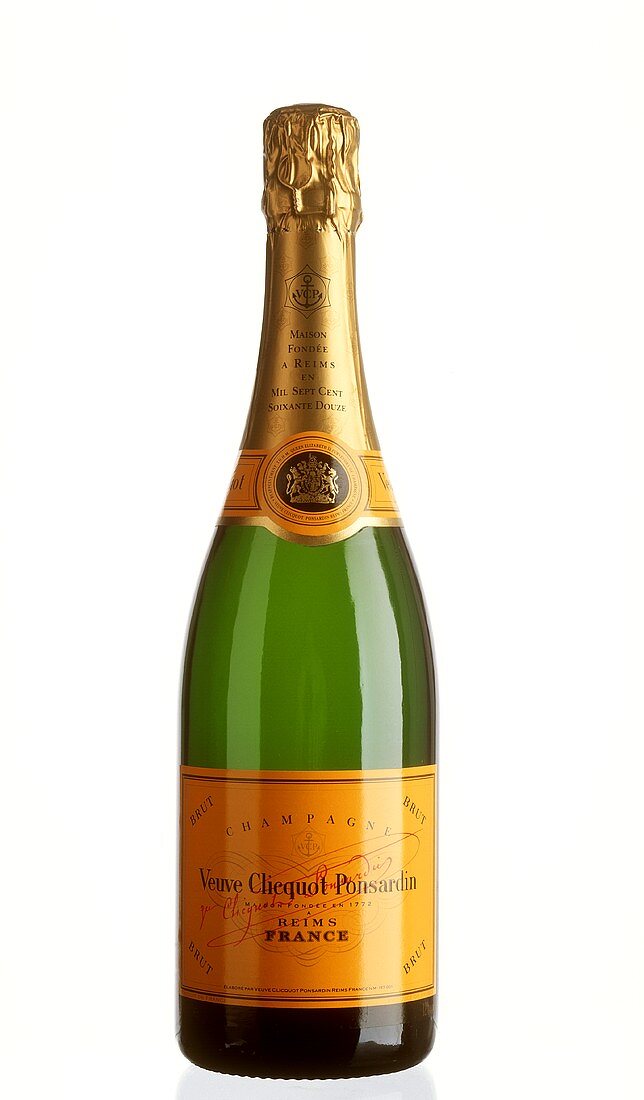 A bottle of Veuve Clicquot Ponsardin, Champagne, France