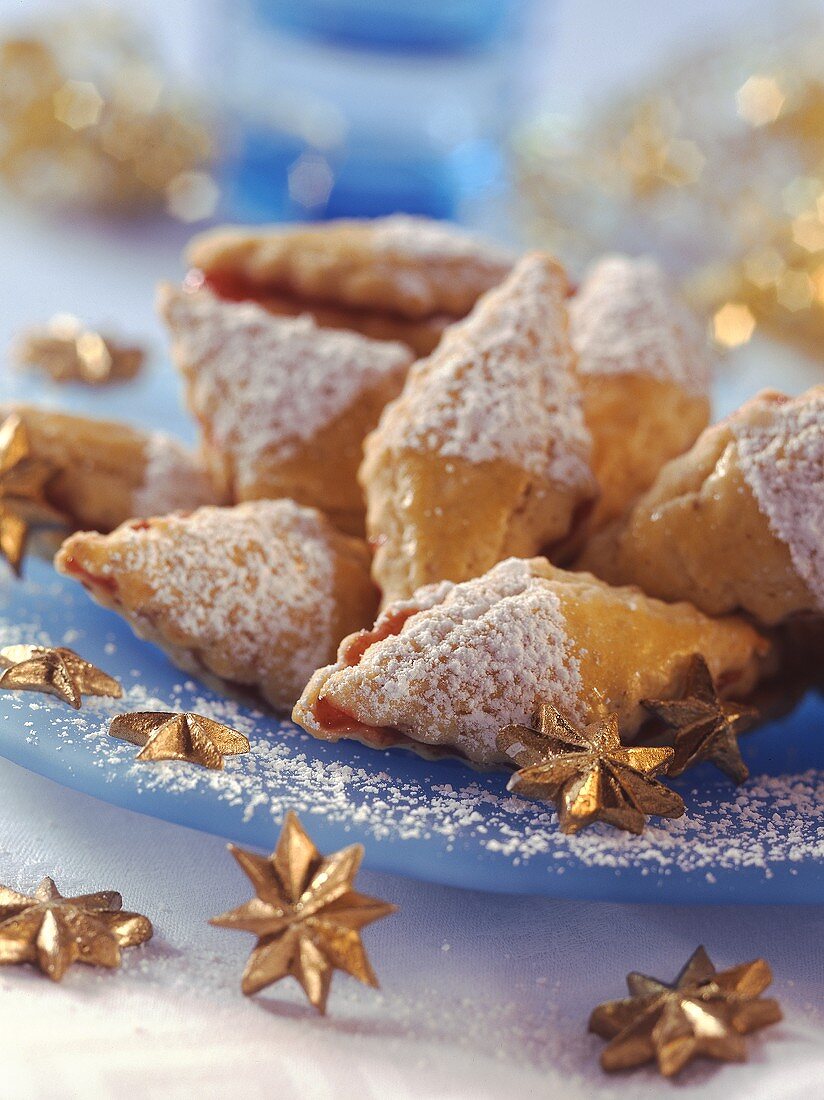 Linzer Plätzchen mit Sternchen